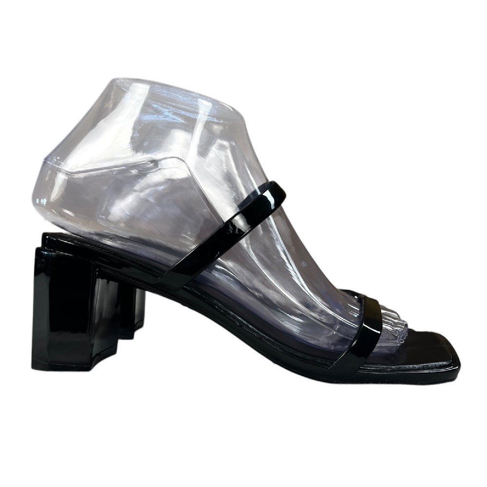 Jeffrey Campbell Block Heels Black Sandals Womens Size 6‎